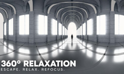 360° White Light Cathedral | Relaxing 4K VR Experience