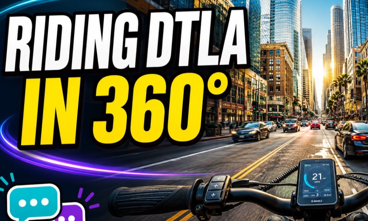 Riding Downtown Los Angeles in 360° | You Choose the View
