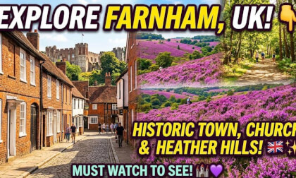 Farnham UK Walking Tour: Historic Town, Heather Hills & Hidden Gems