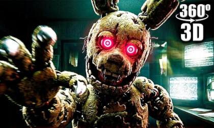 360º VR Horror: Try to SURVIVE in this Scary Night - Five Night at Freddy VR