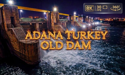 Adana, Turkey Old Dam 360 Degree View Video