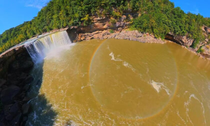 Interactive 360° of Cumberland Falls in Kentucky