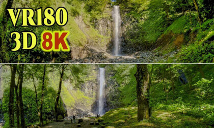 Tamasudare-fall , the waterfall boasting the greatest drop in Yamagata Prefecture , JAPAN