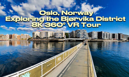 Oslo, Norway: Exploring the Bjørvika District – 8K 360° VR Tour