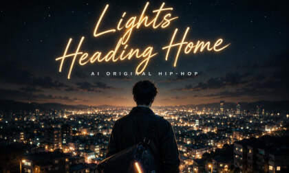 LIGHTS HEADING HOME | (Let the Music Speak) | AI Original Hip-Hop