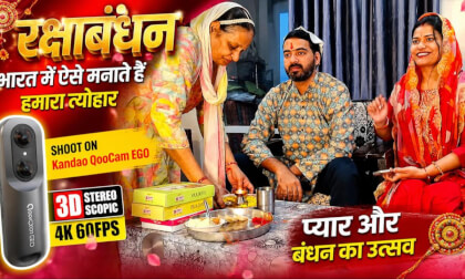 Raksha Bandhan in India | How We Celebrate Rakhi ❤️ | Kandao QooCam EGO