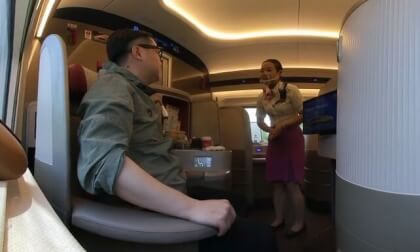 Shapingba-Neijiang North, China High-speed Rail Business Class