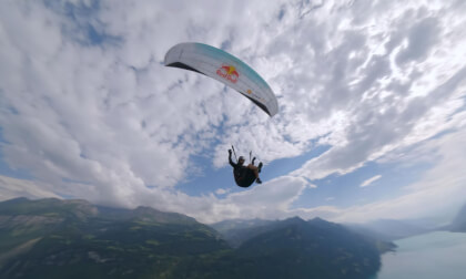 Acro paragliding FPV flight by KALIBER