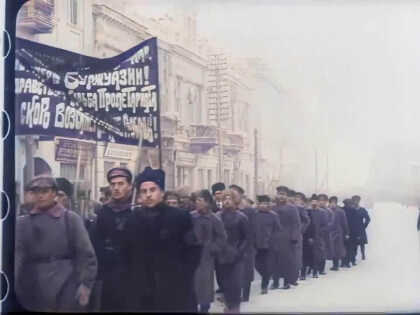 Minsk, Belarus in 1919! A unique colorized documentary.
