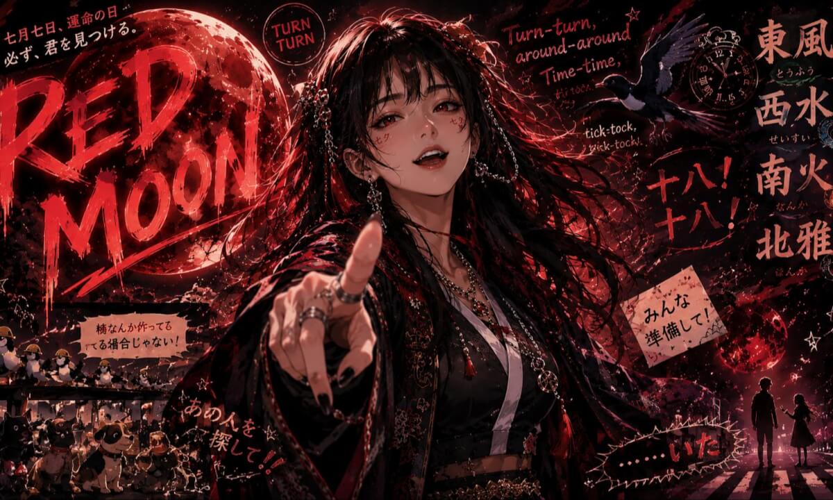 RED MOON | 七月七日、また君を探しに行く | AI Original