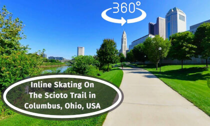 #360 Video Skate - Rollerblading The Riverfront Trails Of Columbus Ohio