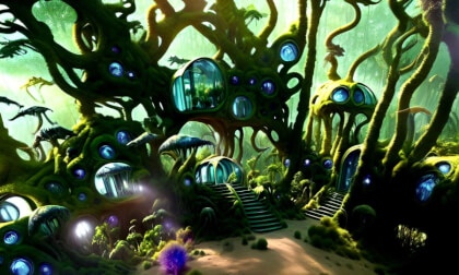 180 VR - Beautiful fantastic parks and gardens 01 - (AI Stable Diffusion) 180 VR - Beautiful fantastic parks and gardens 01 - (AI Stable Diffusion)