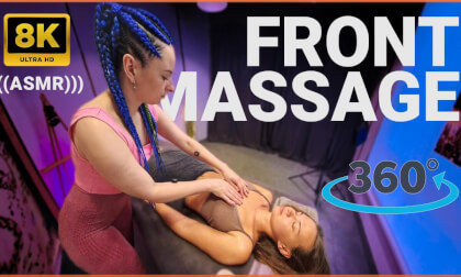 Front and Shoulders Massage by Anna to Jess 360 VR