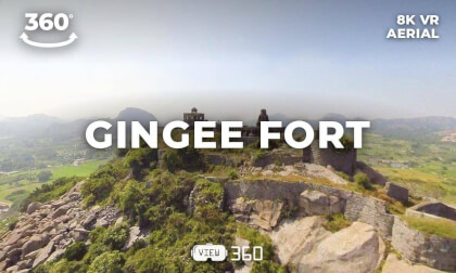 Gingee Fort, Tamil Nadu, India | 8K 360° VR | A Fort Built on a Hill