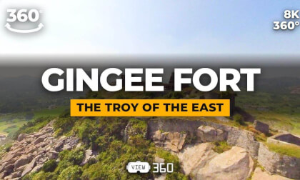 Gingee Fort, Tamil Nadu, India | 8K 360° VR | The Troy of the East