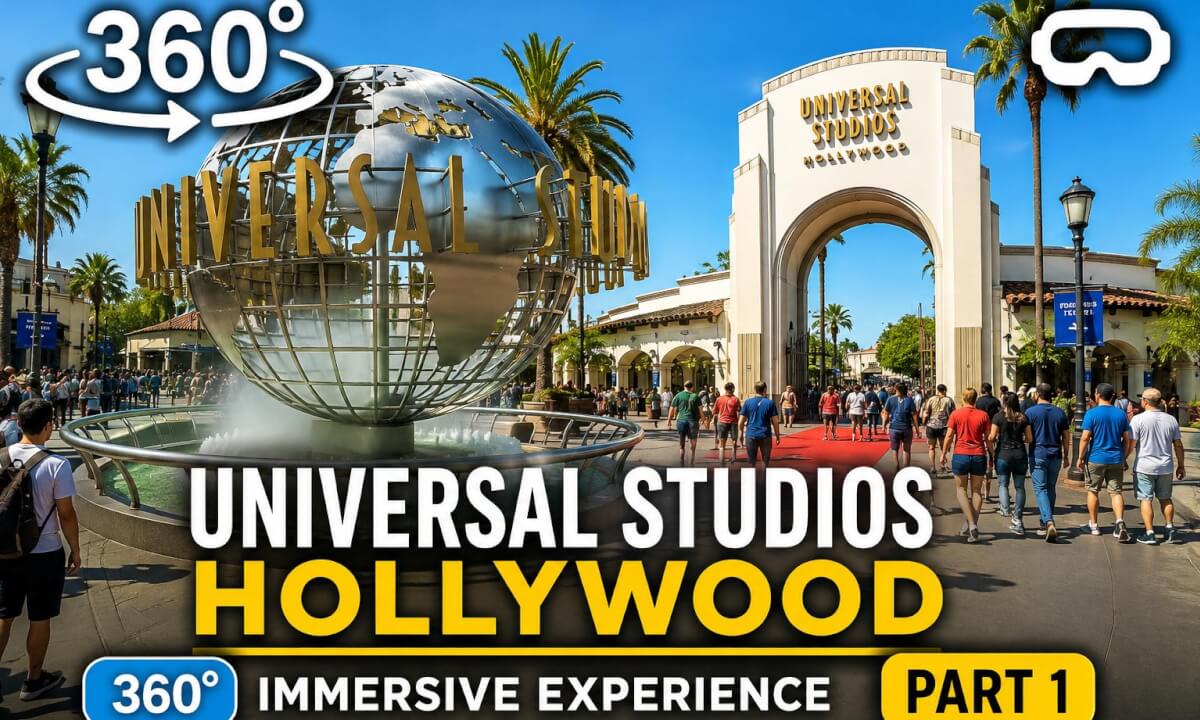 Universal Studios Hollywood in 360° 🎢 | Full Immersive Experience – Part 1