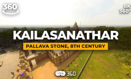 Kailasanathar Temple, Kanchipuram, India | 8K 360° VR | 1,300-Year-Old Stone Carvings