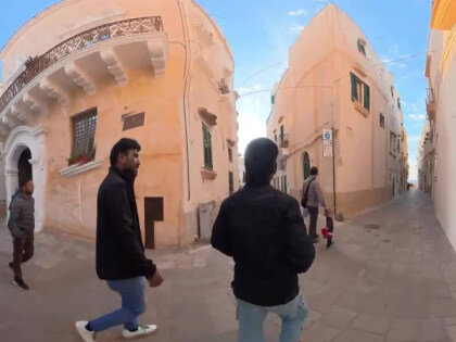 Gallipoli, Salento, Italy || Souther summer paradise Walking Tour 4k 360°