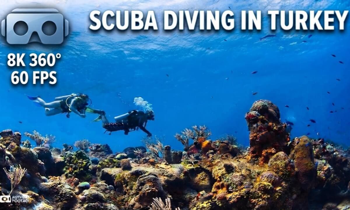 Ultimate Underwater VR Experience 8K 360° Scuba Dive in Sığacık, Turkey
