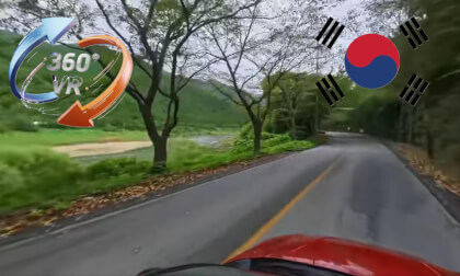 The Seomjin River and Hwagaecheon on a rainy day, 비오는날 섬진강 반대편길 화개천 계곡