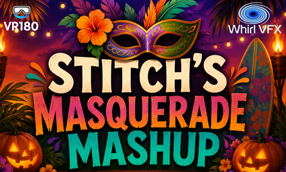 Stitch’s Masquerade Mashup | Mickey’s Not-So-Scary Halloween Party 2026 | 8K VR180 3D