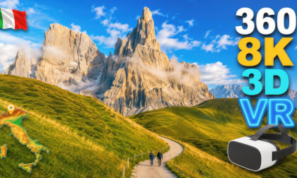 The Most Beautiful Mountains on Earth? 🏔️ Dolomites in 3D VR 360° 8K 🥽 — Known & Unknown: InstaPro Camera