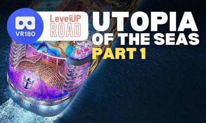 Utopia of the Seas in VR180 Part 1 | Mini Tour & Sail Away Party