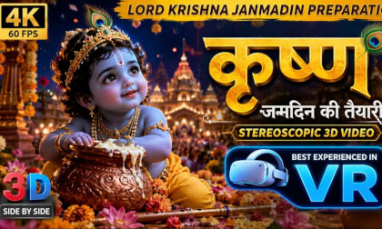 Krishna Janmashtami in India | 3D VR Video | Kandao QooCam EGO