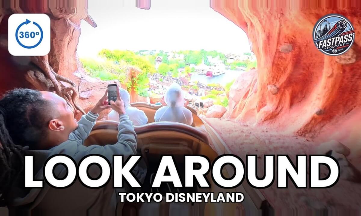 Splash Mountain in 360° VR 🌊 The Last One on Earth – Look Around | Tokyo Disneyland Onride 5.7K