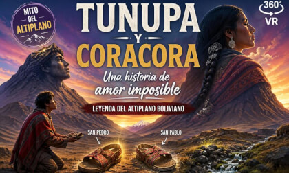 El amor imposible de Tunupa y Coracora 🌋 | Leyenda del Altiplano Boliviano