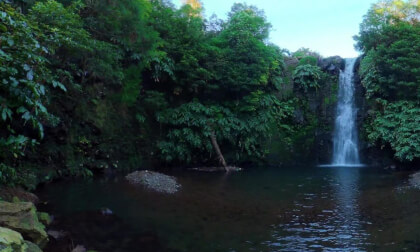 Waterfall in Sao Miguel, Azores | 360 8K