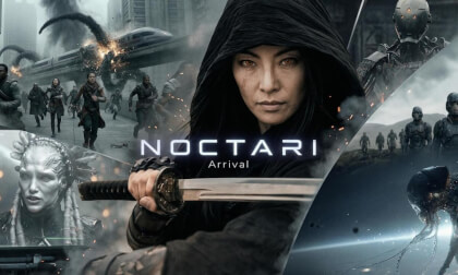 NOCTARI - Part 1 - Arrival.  Epic Sci-fi adventure fantasy action with giant monsters, Kung fu, robots, Creatures aliens