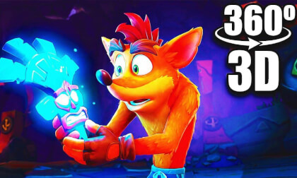360º VR Crash Bandicoot What's INSIDE the Mysterious Cave 😱