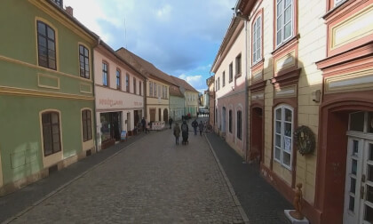 Medieval city Úštěk, 360 Walk tour, Czech Republic VR Video Medieval city Úštěk, 360 Walk tour, Czech Republic VR