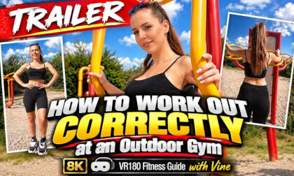 TRAILER - HOW TO WORK OUT CORRECTLY at an Outdoor Gym 💪 | FULL VERSION ON PREMIUM  | 8K VR180 Fitness Guide with Vine