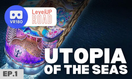 Utopia of the Seas Mini Tour & Sail Away Party in VR180