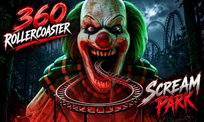 SCREAM PARK: 360 Horror Roller Coaster | Abandoned Haunted Theme Park