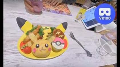 Everybody's Favorite, Pikachu Plate @ Pokémon Cafe.