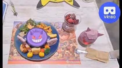 Gengar’s Phantom Force! Cheese fondue-style soup plate set @ Pokémon Cafe. VR Video Gengar’s Phantom Force! Cheese fondue-style soup plate set @ Pokémon Cafe. VR
