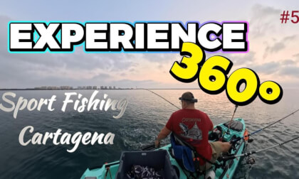GOLDEN BREAM FISHING FROM A KAYAK | MAR MENOR 360° VR 🎣🌊