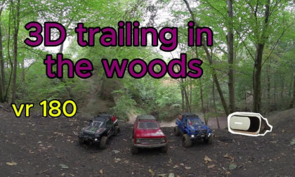 3d RC Trucks in the woods
