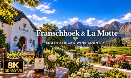 Franschhoek & La Motte | South Africa’s Wine Country in 8K 3D 180° VR