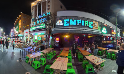 360° Walking Tour | Khao San Road Nightlife P2 Bangkok | 8K VR Video (Meta Quest 3 Dji osmo 360 II)
