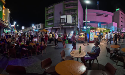 360° Walking Tour | Khao San Road Nightlife P3 Bangkok | 8K VR Video (Meta Quest 3 Dji osmo 360 II)