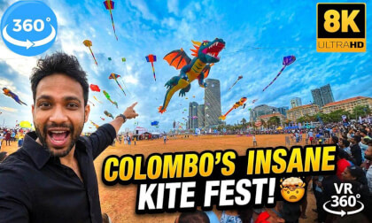 2026 International Kites Festival in Colombo 🪁 | 1 Man, 4 Dancing Kites?! 🤯 | 8K 360 VR Vlog