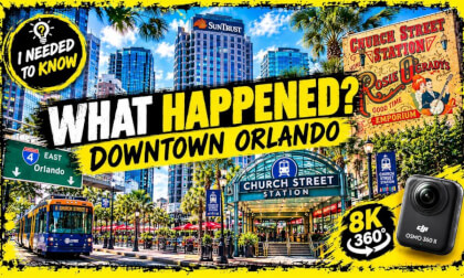 WHAT HAPPENED TO DOWNTOWN ORLANDO? | Driving Through a Ruined City in 8K 360°