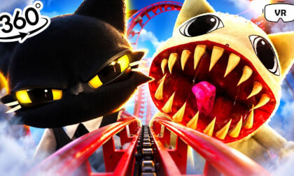 The CRAZIEST Animal Hospital Roller Coaster 360! 😱🐶🐱  Roblox