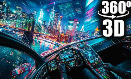 360º VR  Flying over Manhattan in 360º with the AirCar A Unique VR Experience!