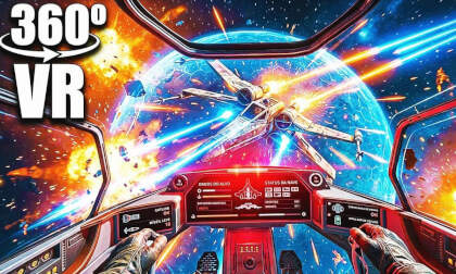 360º VR  I Didn't Expect THIS Attack! Space Battle 🚀