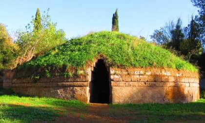 tomba etrusca cerveteri 3D